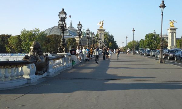Paris, le pont Alexandre III et le Grand Palais