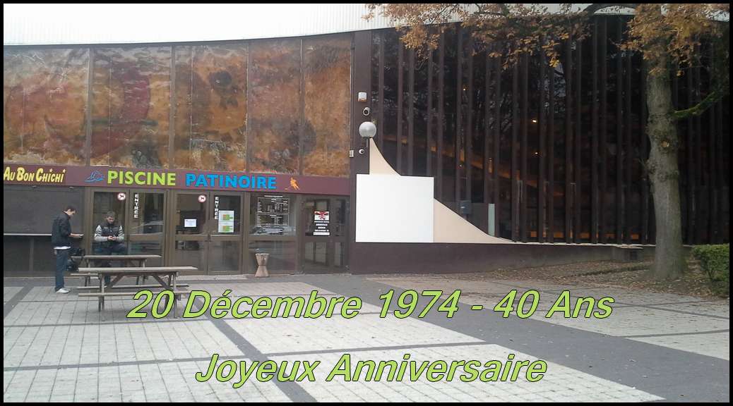 20 Décembre 1974, inauguration de la piscine et de la patinoire d'Amnéville