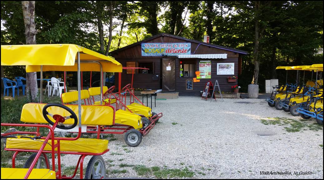 location de vélos rosalies et pedalous fous à Amnéville les thermes