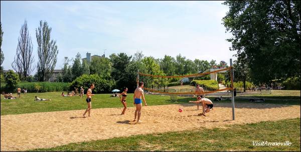 Centre aquatique de Thionville, le terrain de Beach Volley