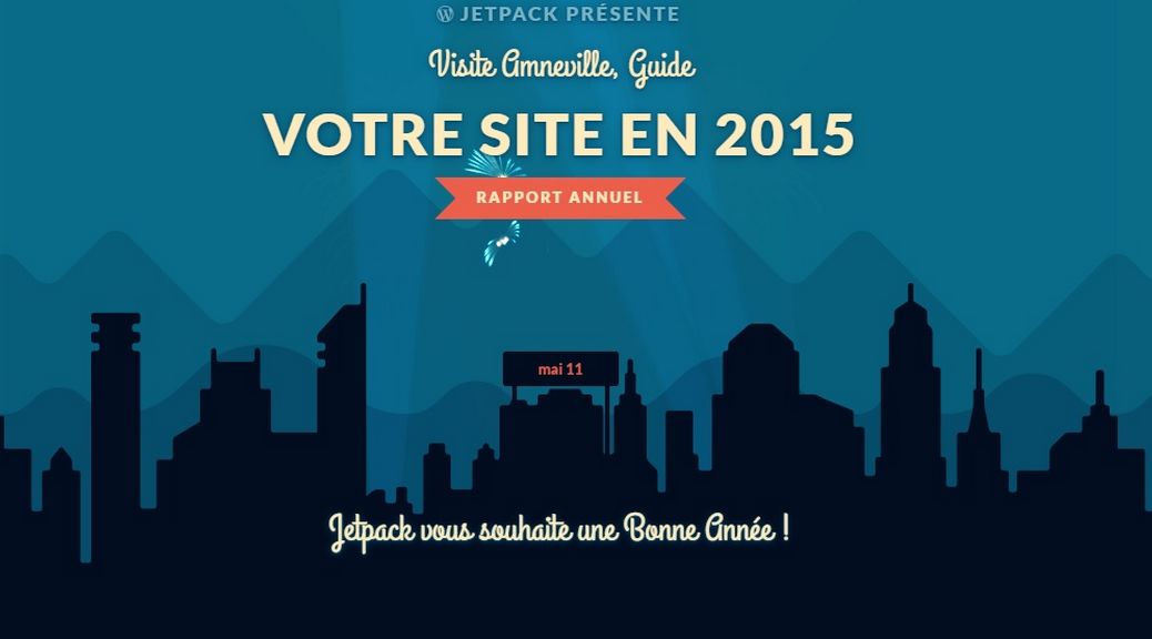 Rapport des visites en 2015 sur le site VisitAmnéville